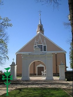 Viduklės bažnyčia, statyta 1806 m.