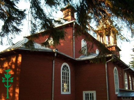 Medininkų bažnyčios galinė dalis