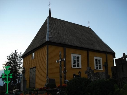 Marijos medinė koplyčia - oratorija, pastatyta 1814 m. Tveruose.